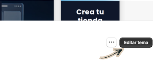 Abre el editor del tema